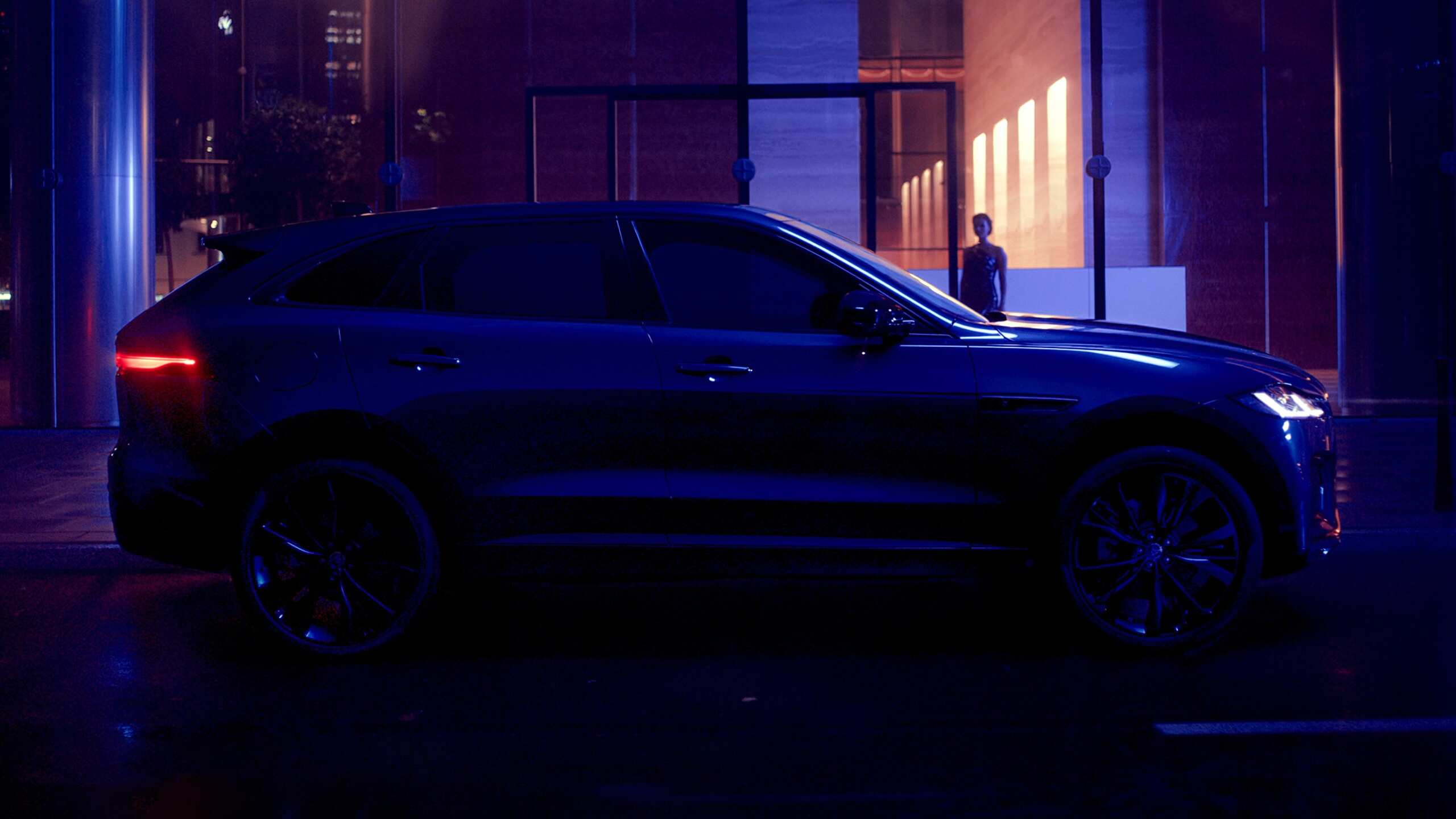 F-Pace in low light