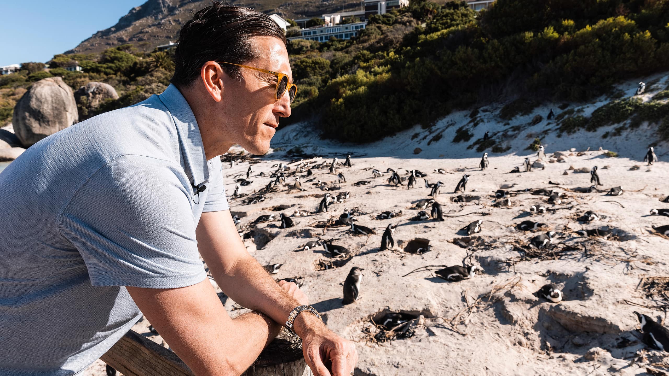 James in Capetown beach